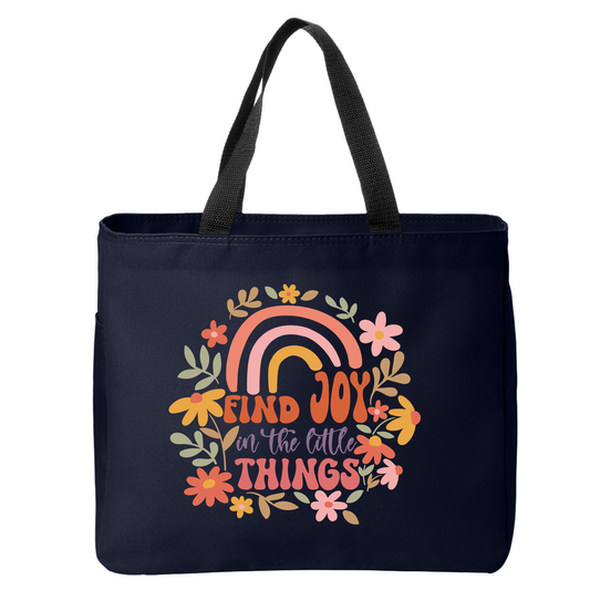 Positivity Floral Tote Bags