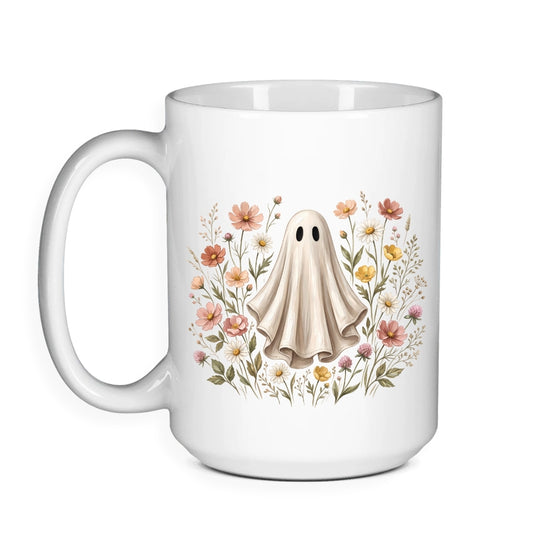 Floral Ghost - Halloween Mug