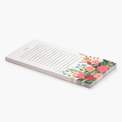 Floral Vines Notepad List Pad - Rifle Paper Co. - Just So Happy