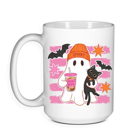 Freshly Boo'd Ghost - Halloween Mug