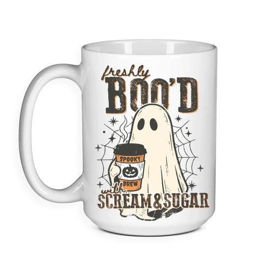 Freshly Boo'd with Scream & Sugar - Halloween Mug