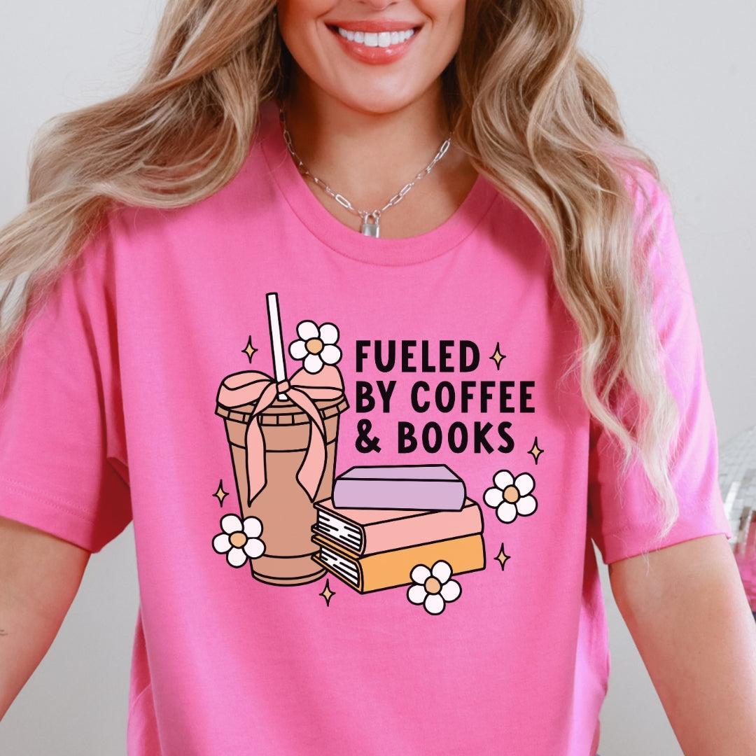 Fueled by Coffee & Books T-Shirt