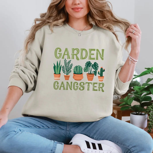Garden Gangster Crewneck Sweatshirt - Just So Happy