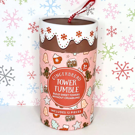 Gingerbread Tower Tumble Christmas Stacking Game Just So Happy