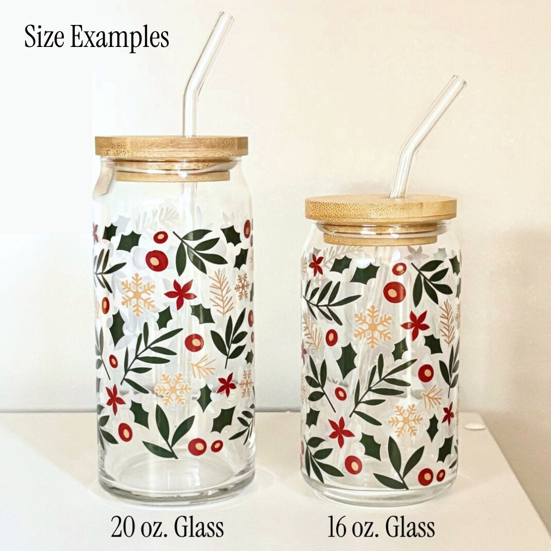 My Bells Don't Jingle Without Coffee 16 oz. or 20 oz. Glass Can Cup