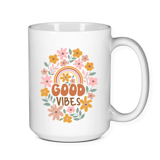 Positivity Floral Mugs