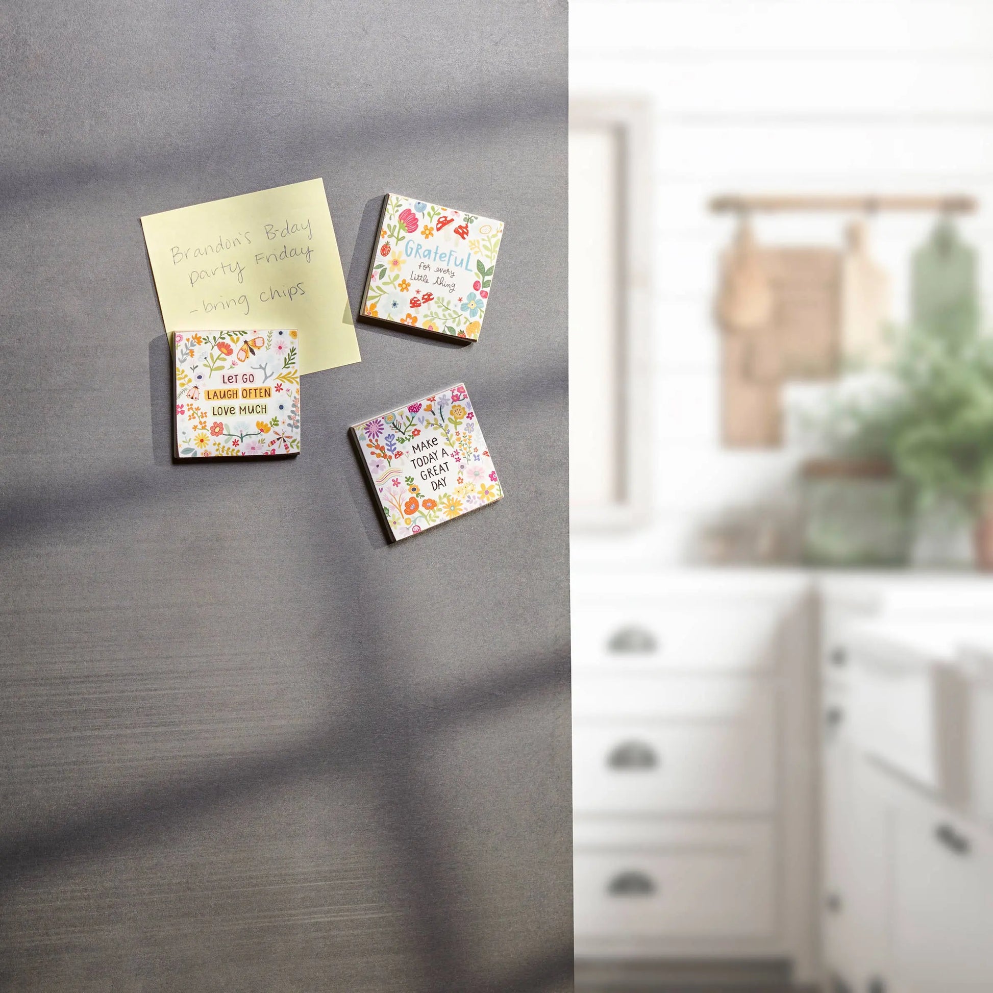 Grateful Magnet Set - Just So Happy