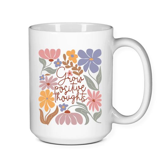 Positivity Floral Mugs