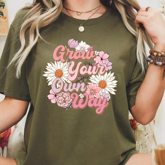 Positivity Floral Shirts