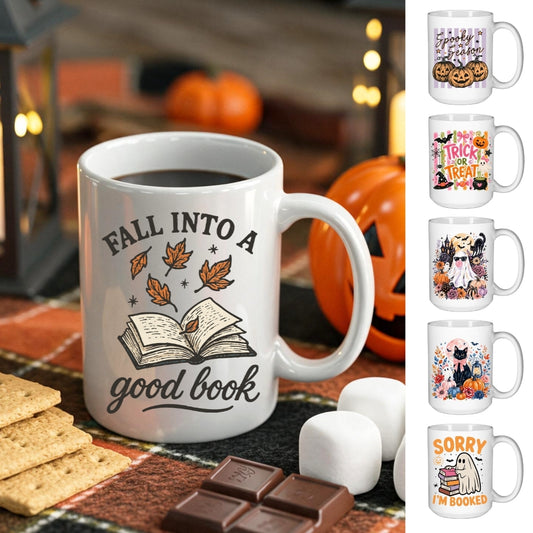 Halloween Bookish Mugs