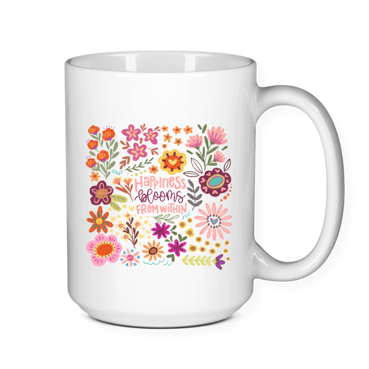 Positivity Floral Mugs