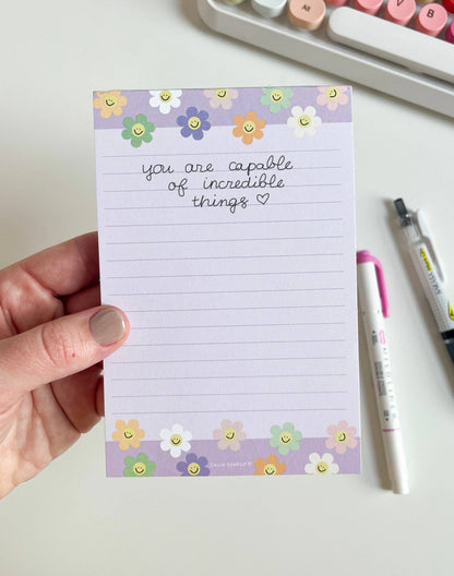 Happy Daisy Notepad Callie Danielle