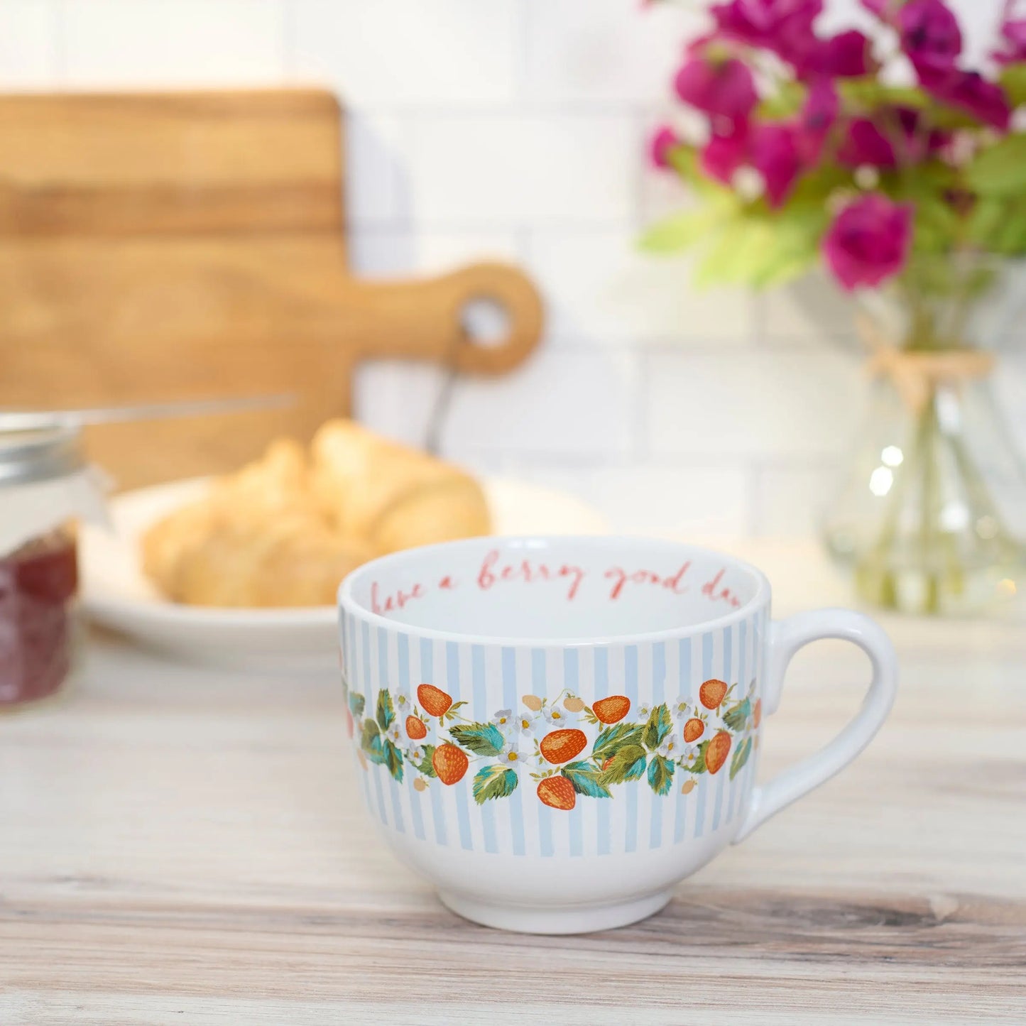 Have A Berry Good Day Strawberry Mug