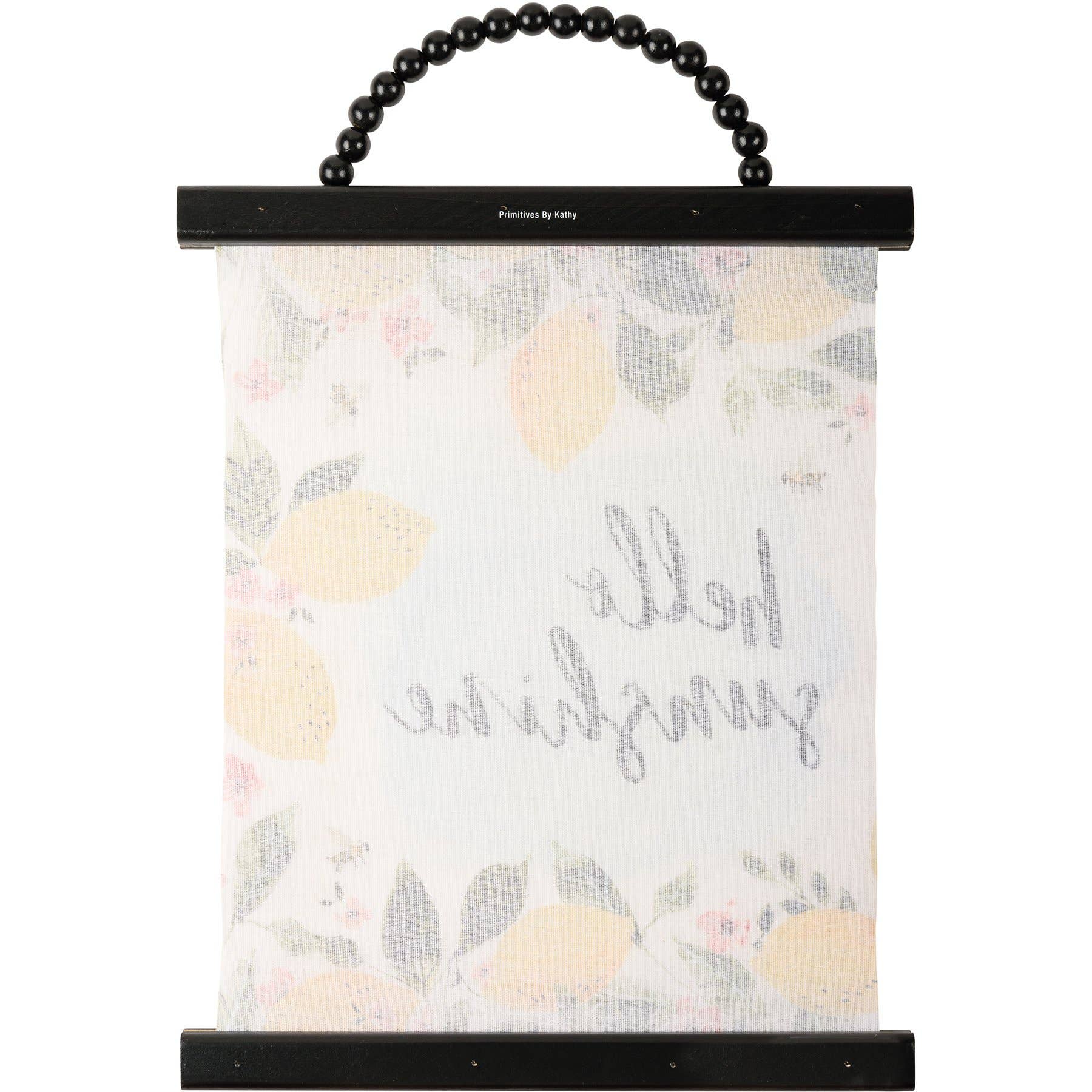 Hello Sunshine - Lemon Watercolor Design Wall Decor Primitives by Kathy