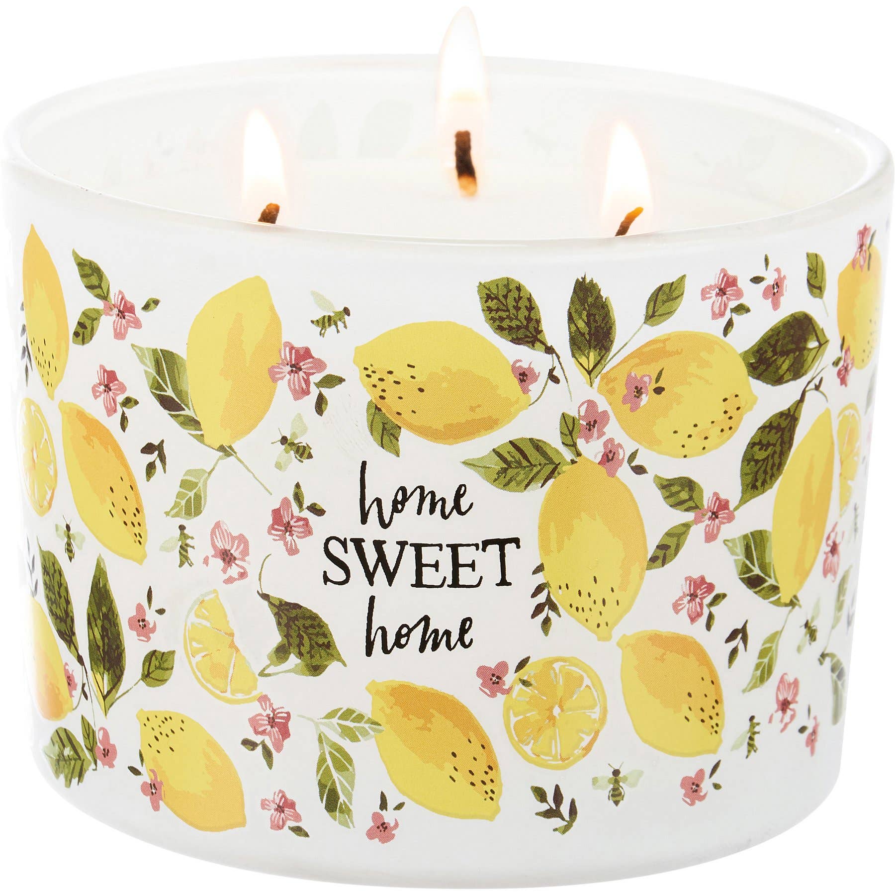 Home Sweet Home Lemongrass Candle Primitives by Kathy