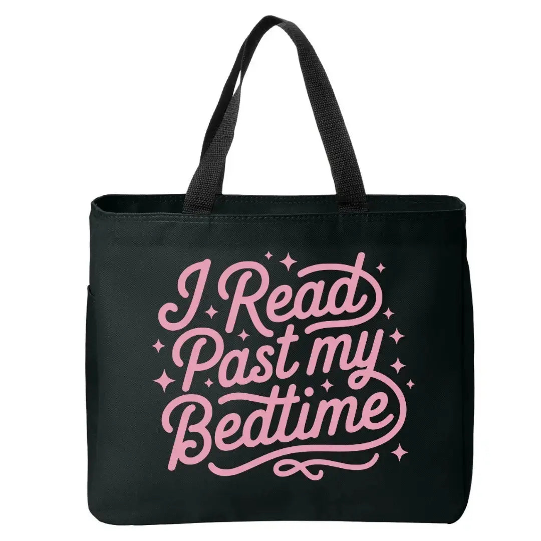 I Read Past My Bedtime Tote Bag