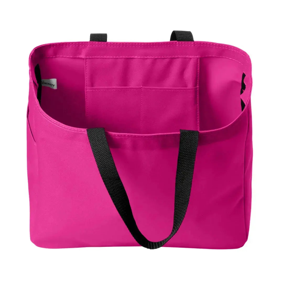 I'd Rather Be Reading Pink Stripes Tote Bag