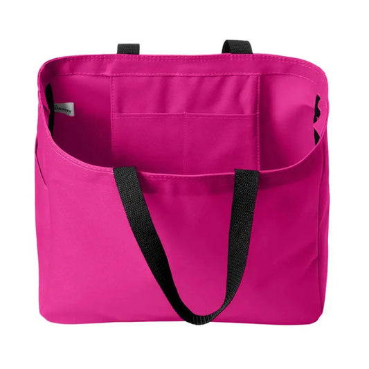 I'd Rather Be Reading Pink Stripes Tote Bag