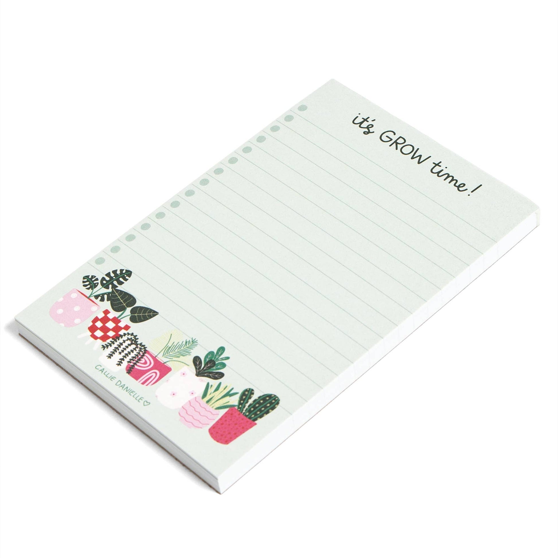 It's Grow Time Plant Notepad Callie Danielle