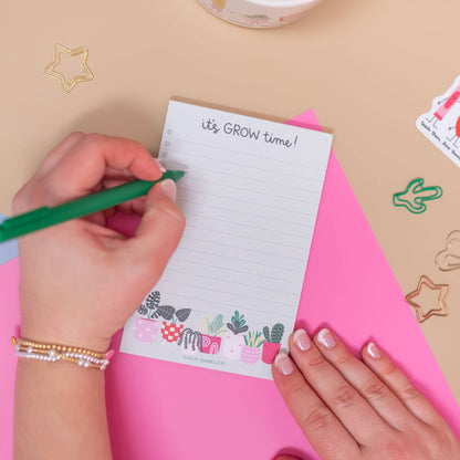 It's Grow Time Plant Notepad Callie Danielle