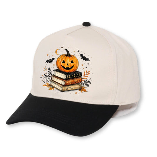 Jack O'Lantern & Books - Halloween Bookish Hat