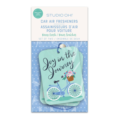 Joy in the Journey Car Air Freshener Studio Oh!