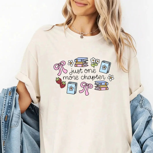 Just One More Chapter T-Shirt Doodles