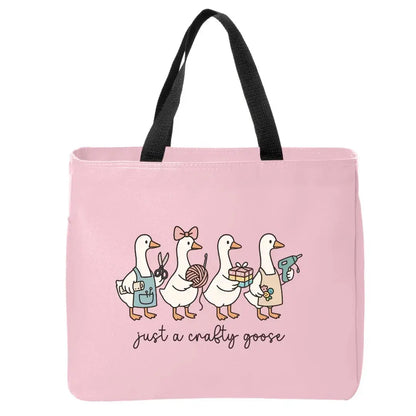 Just a Crafty Goose Tote Bag