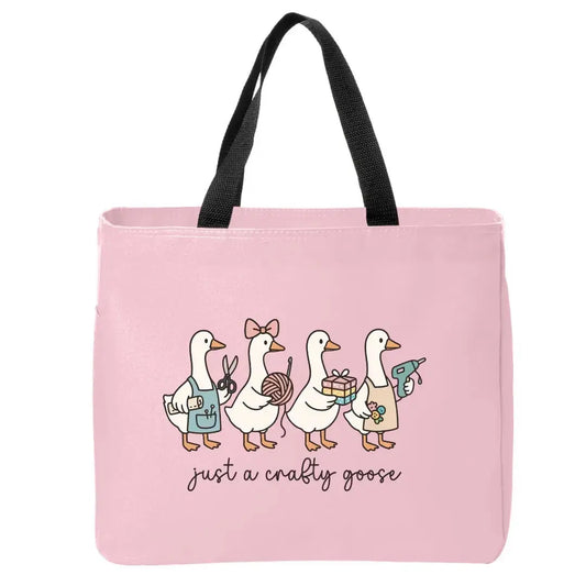 Just a Crafty Goose Tote Bag