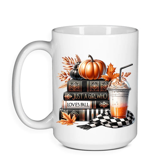 Just a Girl Who Loves Fall - Halloween Bookish Mug