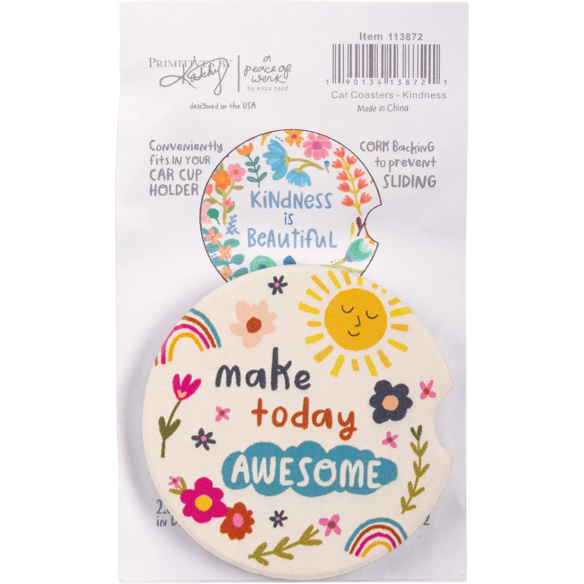 Inspirational Car Coasters | Cute Car Accessories