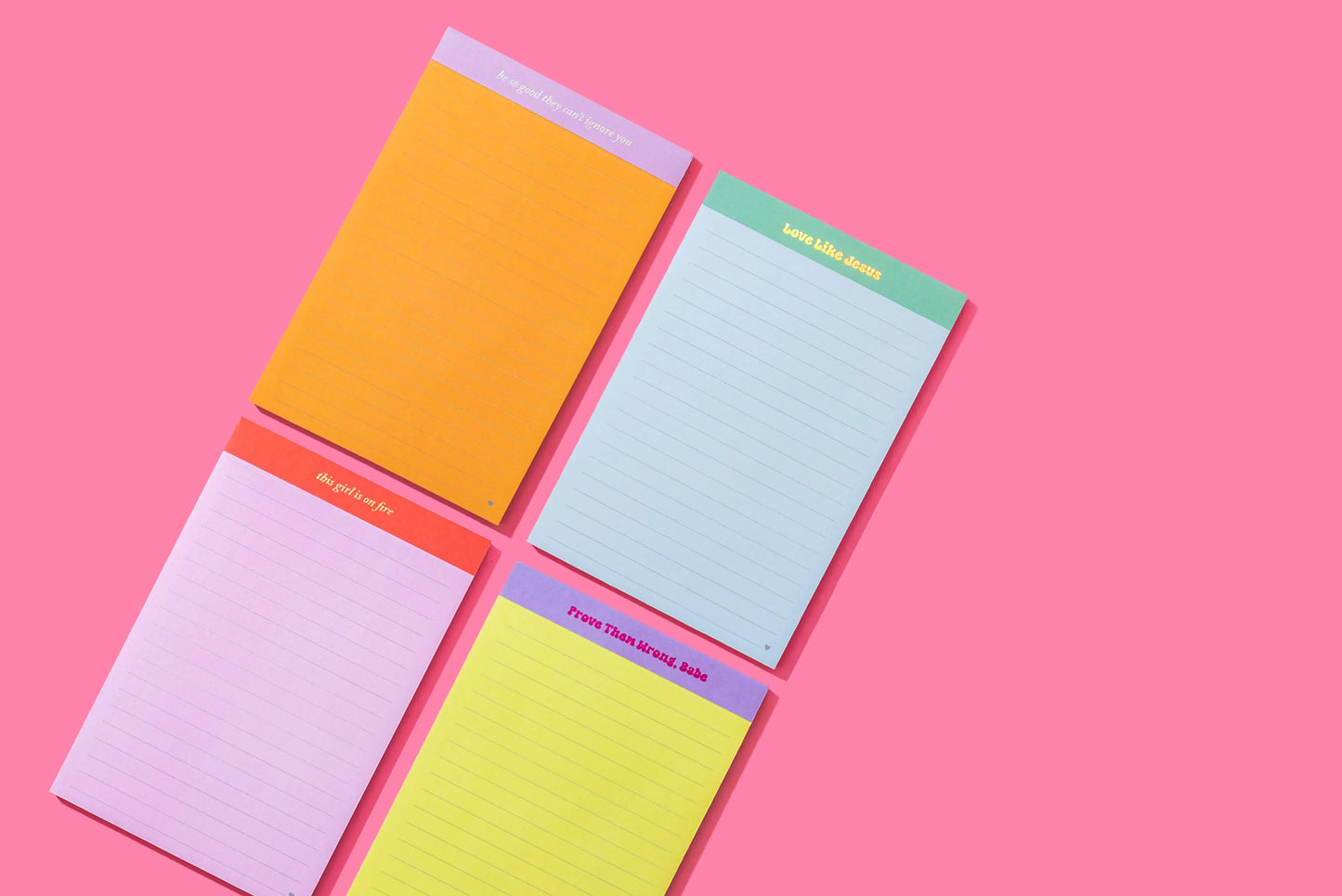 Large List Pad - "Prove Them Wrong, Babe" - 75 Sheets - Just So Happy