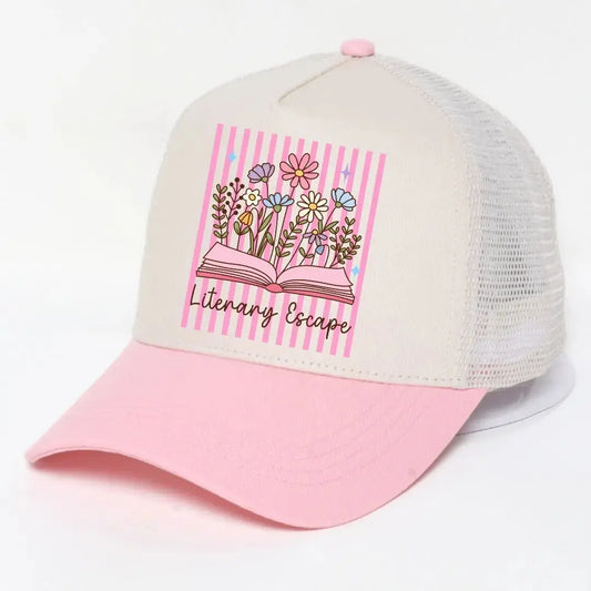 Literary Escape Hat Stripes