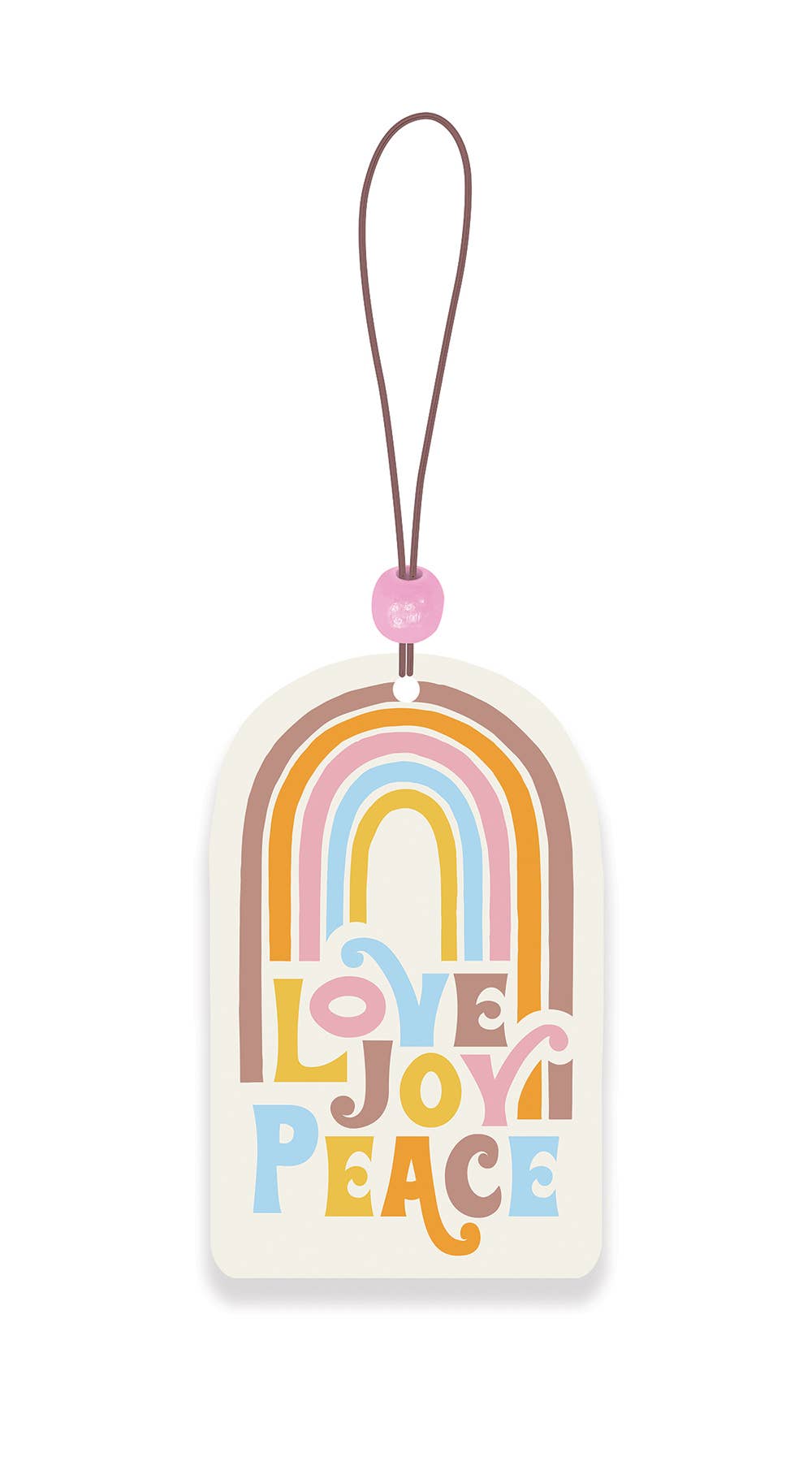 Love Joy Peace Rainbow Car Air Freshener Studio Oh!