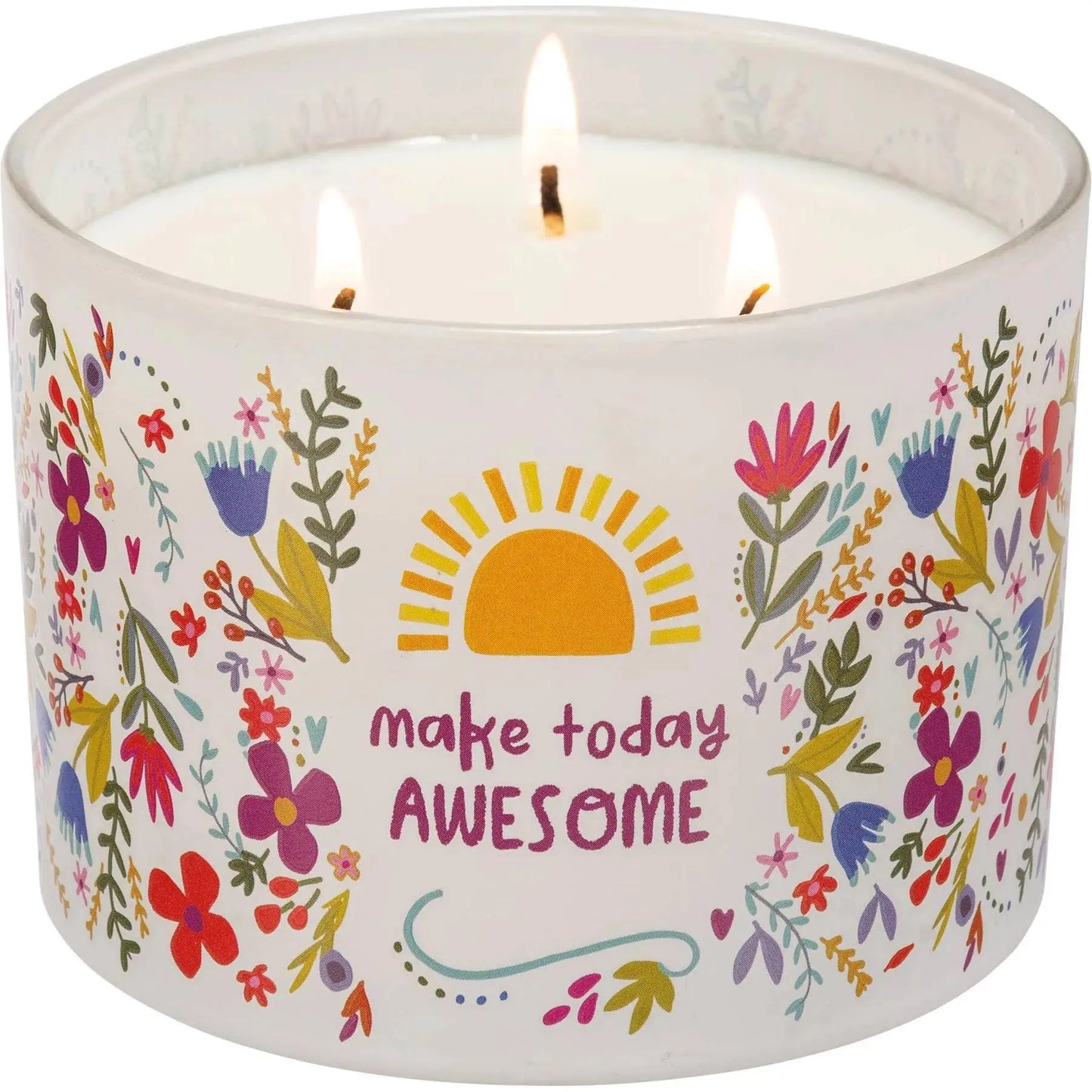 Make Today Awesome Vanilla Soy Candle