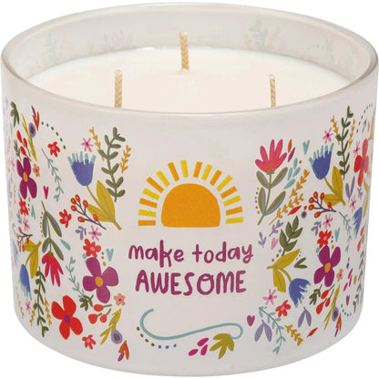Make Today Awesome Vanilla Soy Candle