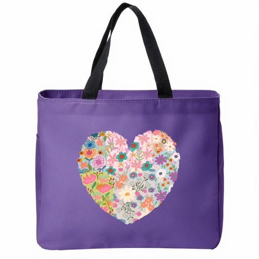 Positivity Floral Tote Bags