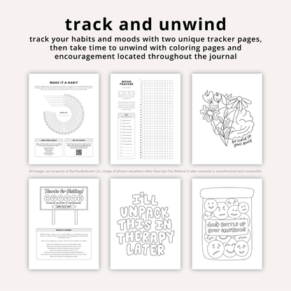 Pink Cover Mental Health Journal