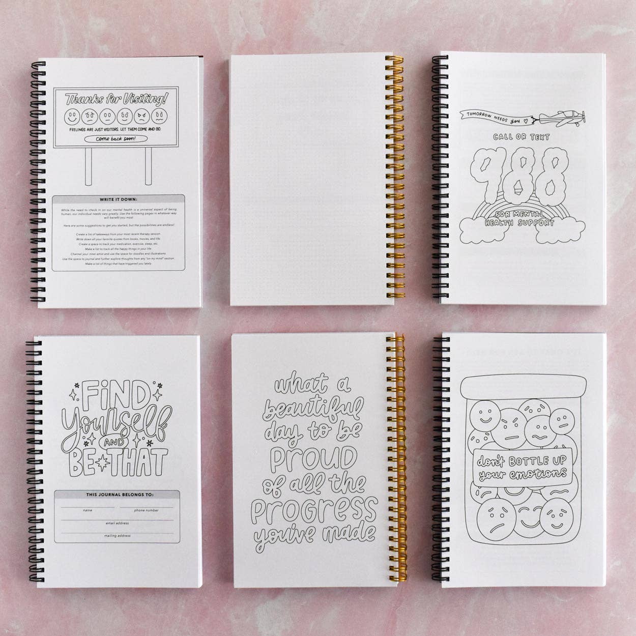 Pink Cover Mental Health Journal Kyn You Believe It