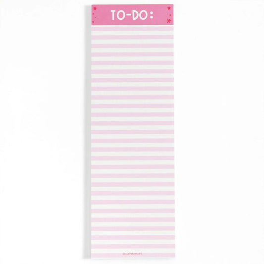 Pink Striped 4x12 To Do Notepad Callie Danielle