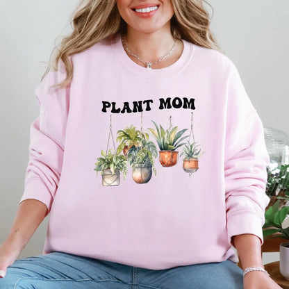 Plant Mom Crewneck Sweatshirt - Just So Happy