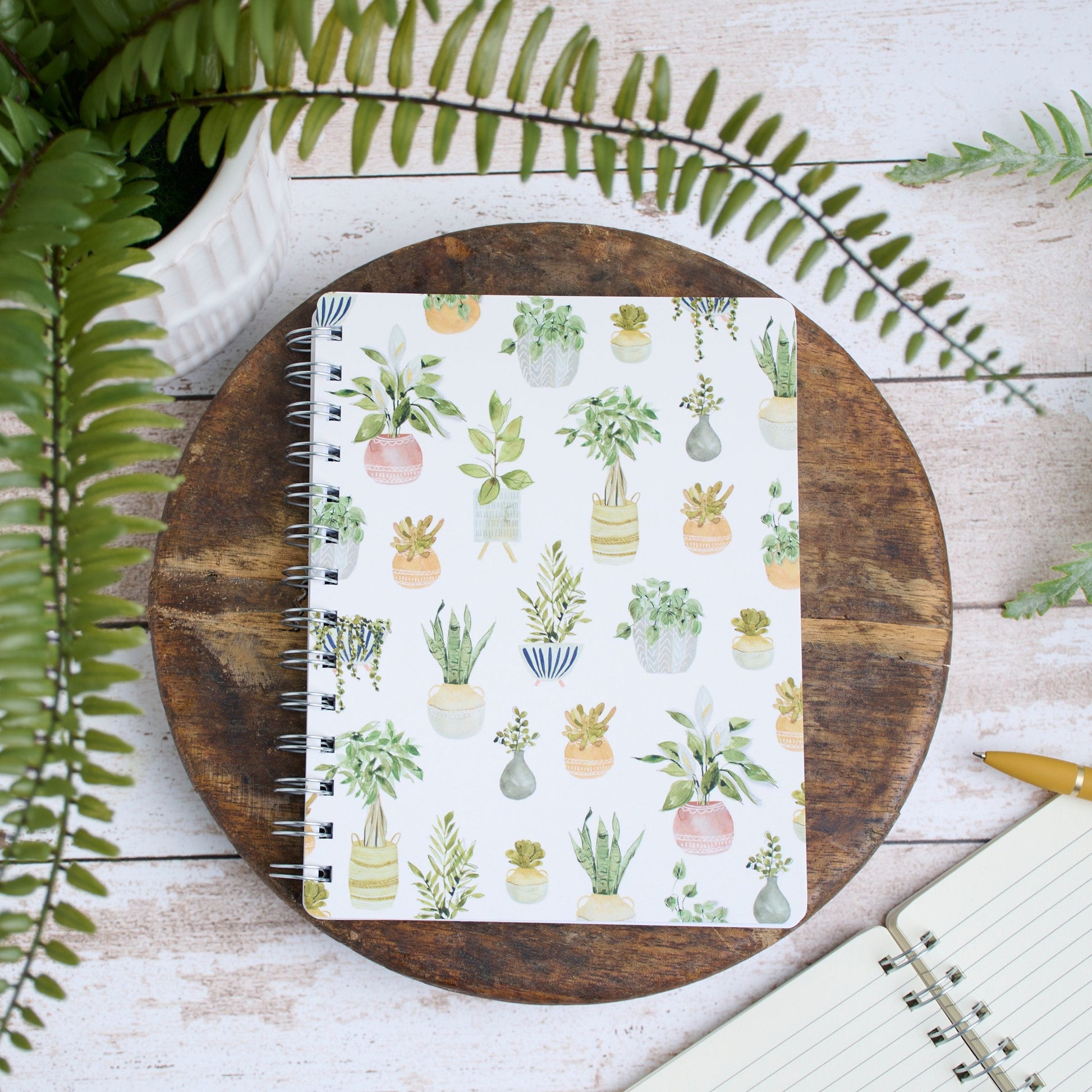 Plants Spiral Notebook Primitives by Kathy