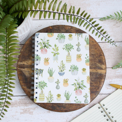 Plants Spiral Notebook Primitives by Kathy