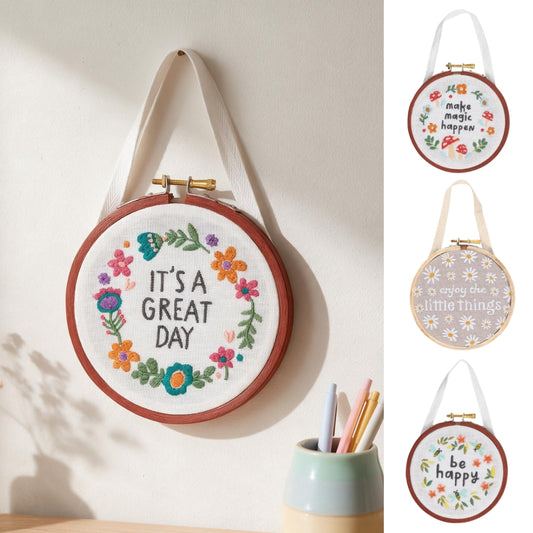 Positivity Hoop Decor