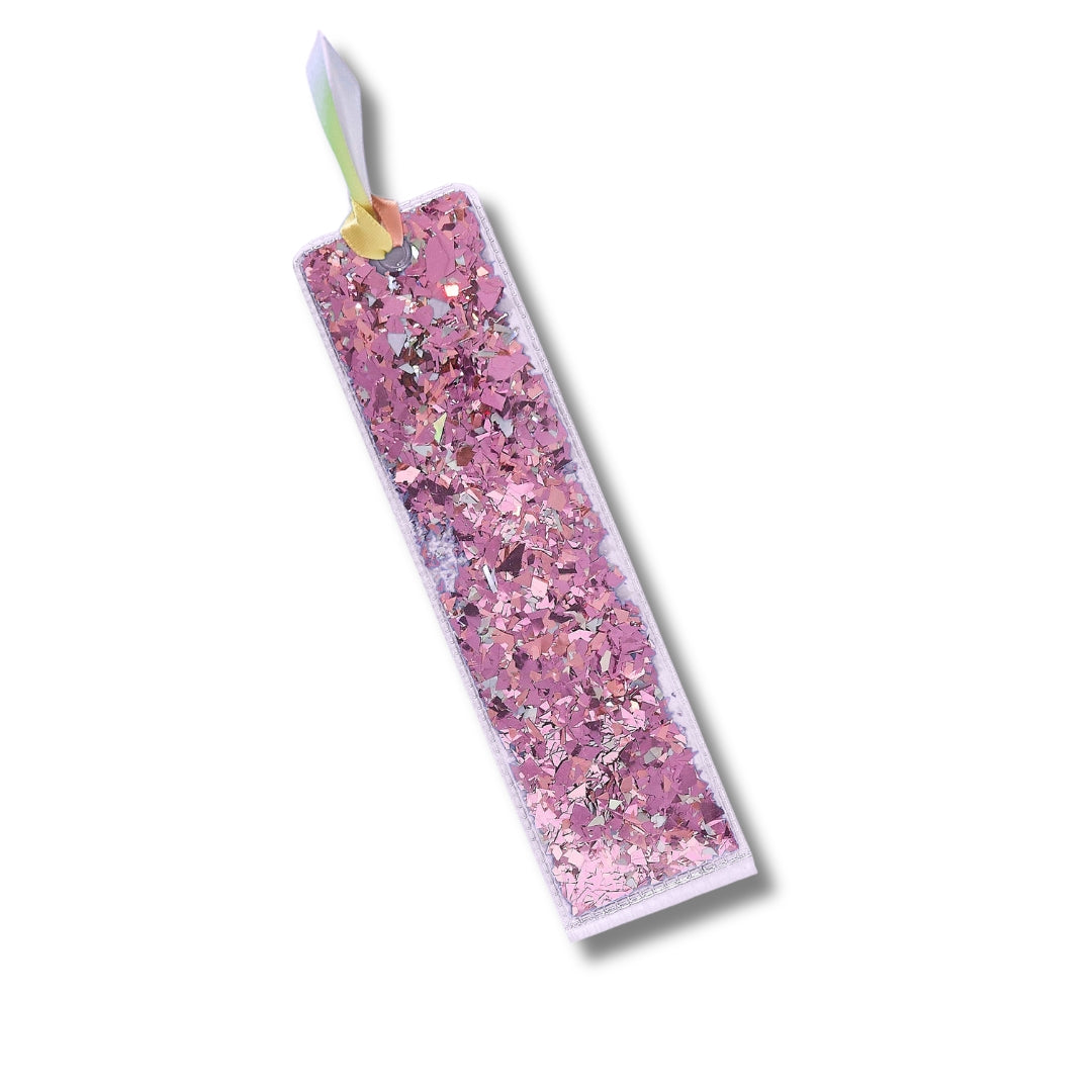 Purple Confetti + Tie Dye Ribbon Bookmark Taylor Elliott Designs
