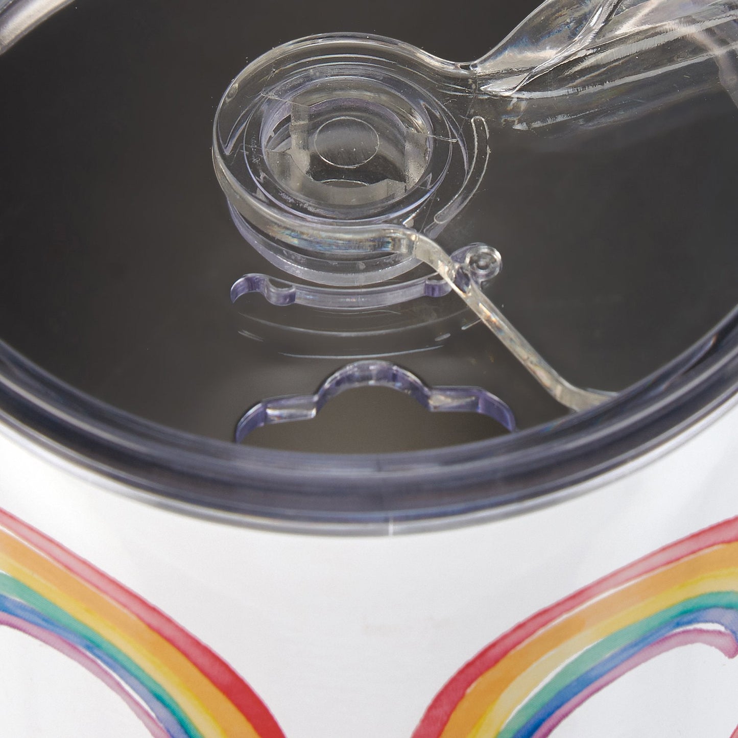 Rainbow Pattern Coffee Tumbler