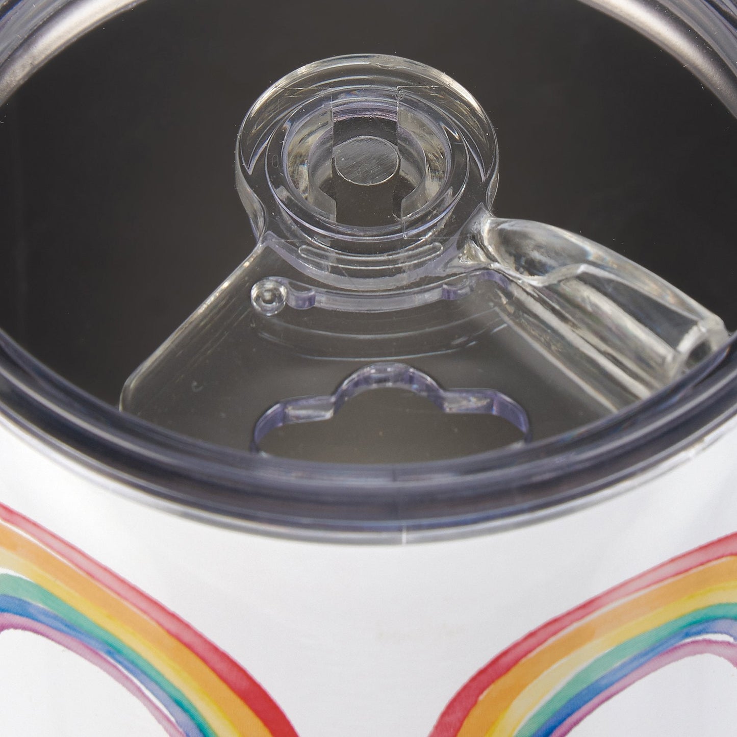 Rainbow Pattern Coffee Tumbler