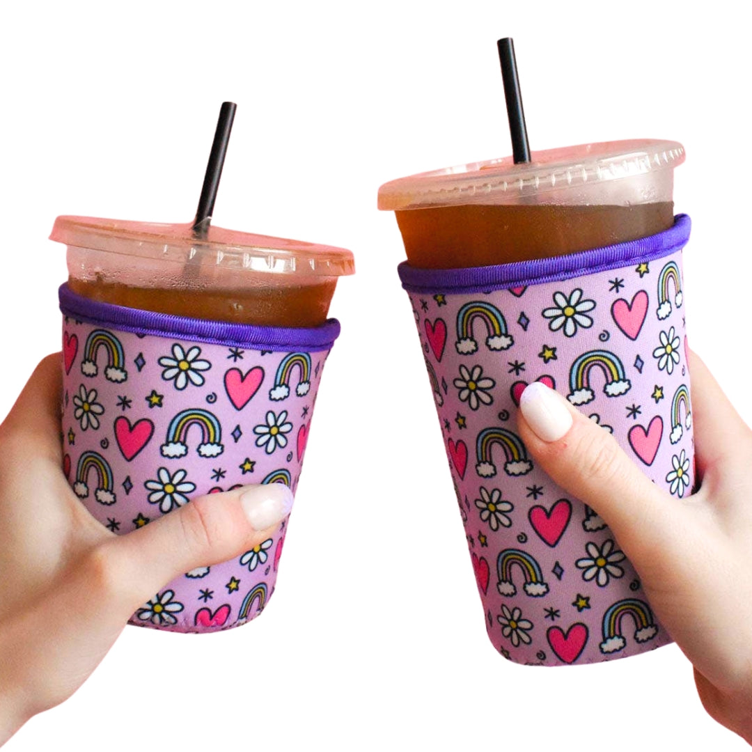 Rainbow Pattern Drink Sleeve Kyn You Believe It