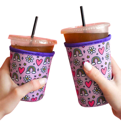 Rainbow Pattern Drink Sleeve Kyn You Believe It