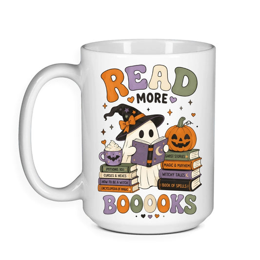 Read More Booook Doodle - Halloween Bookish Mug